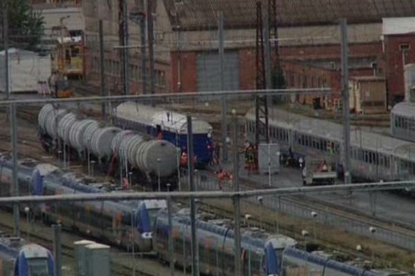 La gare Raynal vue du ciel à Toulouse