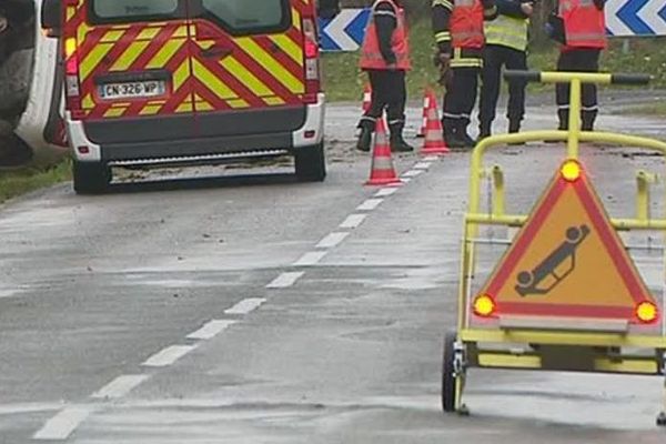 Un accident mortel a eu lieu sur la Départementale 13 ce matin à St Martial d'Artenset, près de Montpon-Ménestérol