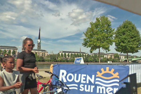 La plage de Rouen sur mer 2020