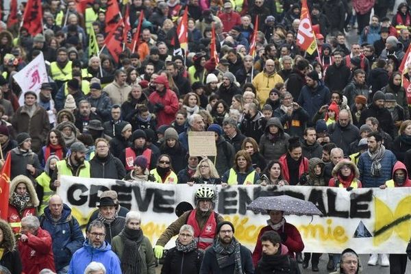 Lors de la manifestation du 5 février à Paris