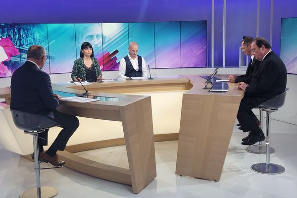 VIDÉO. LÉGISLATIVES 2024 : retraites, fiscalité, agriculture, François Hollande affronte Francis Dubois et Valéry Elophe dans notre débat