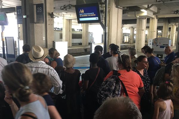 La gare Montparnasse vendredi 27 juillet 2018