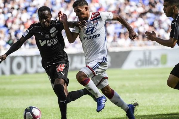 Lyon - Amiens lors de la première journée de Ligue 1 le 12 août 2018