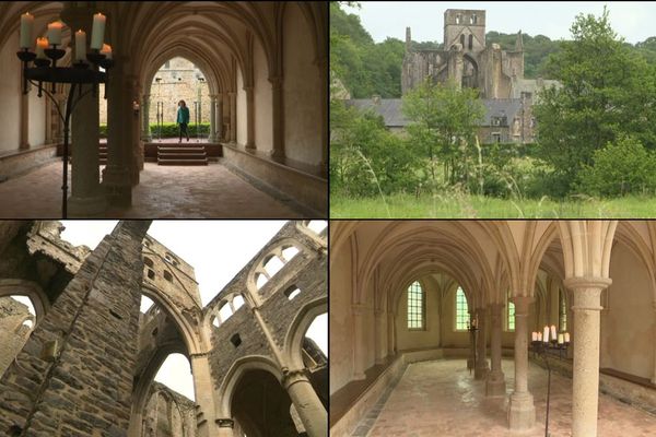 Une des nos équipes vous fait découvrir la sérénité de l'Abbaye d'Hambye