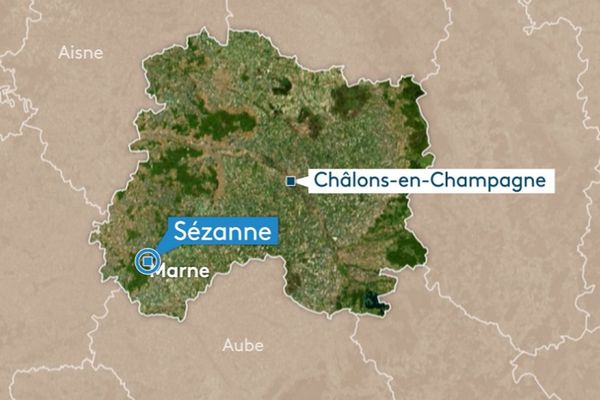 L'accident s'est déroulé aux abords de Sézanne, sur la nationale 4