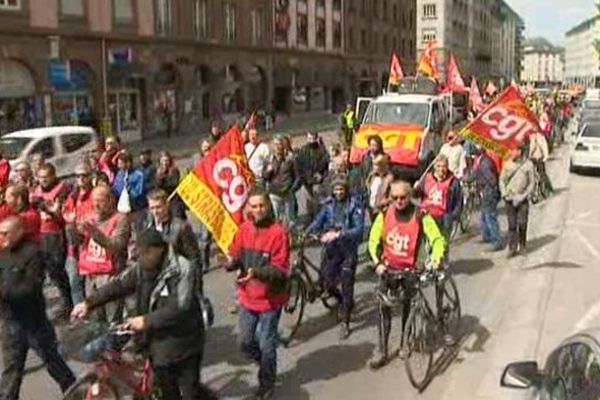 Une manifestation des salariés en grève a été organisée ce mardi