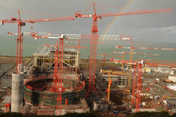 Le chantier de l'EPR à Flamanville