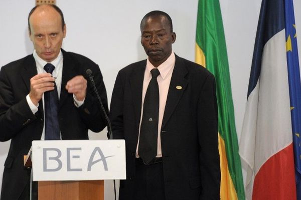 Rémi Jouty et N'Faly Cissé lors de la conférence de presse du jeudi 07 août 2014