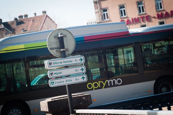 Un bus Optymo à Belfort.