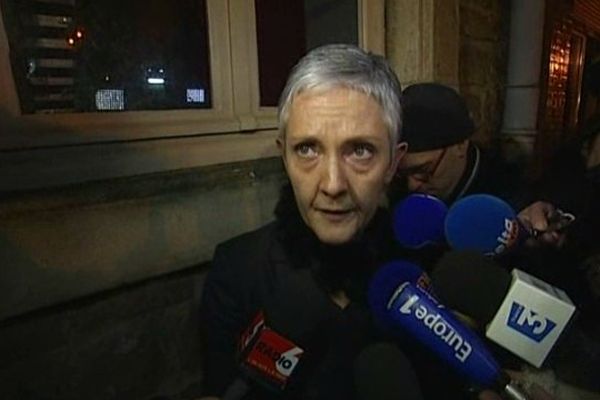 L'avocate de la mère d'Adélaïde, Me Roy-Nansion, samedi soir à la sortie du tribunal de Boulogne-sur-mer