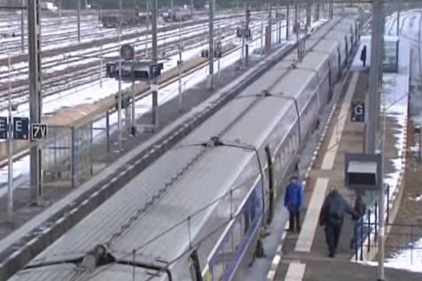 Train en gare de Limoges-Bénédictins ( photo d'illustration)