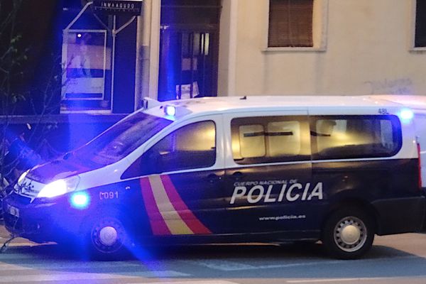 La police espagnole en intervention