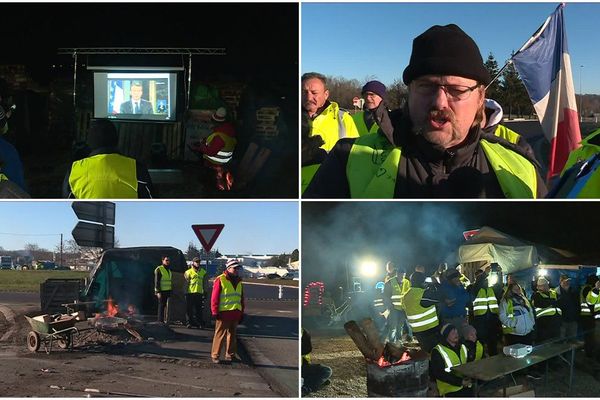 les gilets jaunes restent mobilisés au lendemain des annonces d'Emmanuel Macron