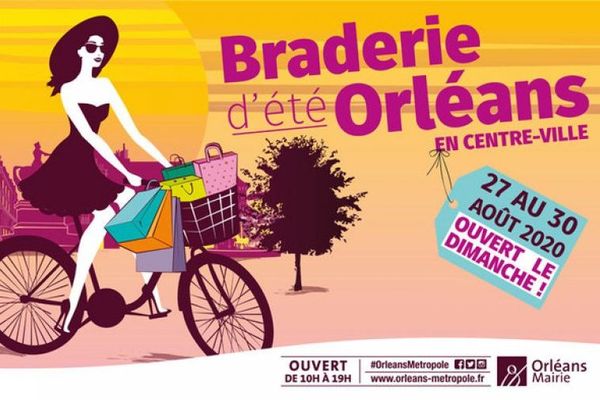 La braderie d'été d'Orléans se tiendra des 27 au 30 août 2020.