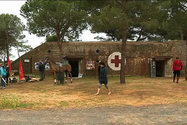 Le blockhaus allemand de la Tamarissière, à Agde, servait d'infirmerie militaire durant la Seconde Guerre Mondiale