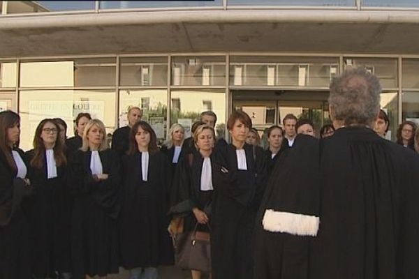 Grève des avocats du barreau de Besançon contre la réforme de l'aide juridictionnelle 