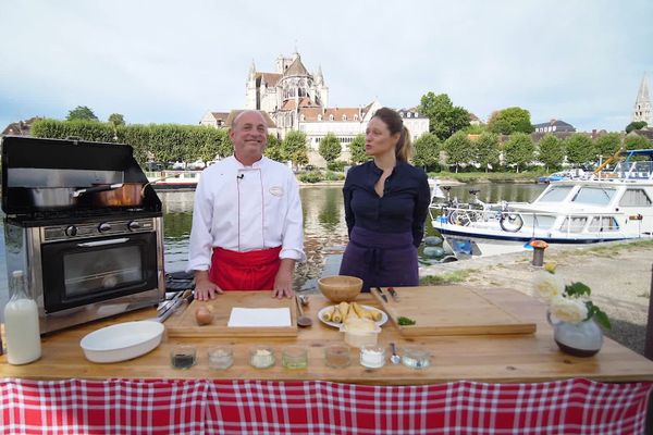 Pour cette recette au panais, Marc et Marie ont choisi les bords de l'Yonne à Auxerre. 