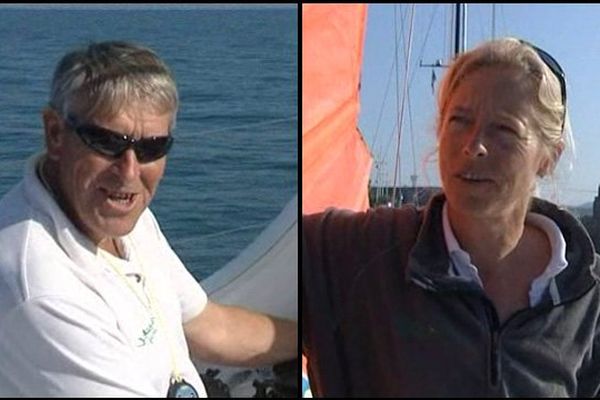 Unis dans la vie, Halvard Mabire et Miranda Meron sont tous deux engagés dans la Route du Rhum, chacun de leur côté