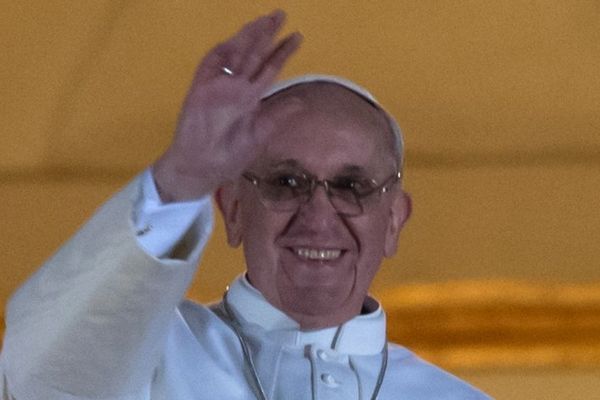 Le pape François, ce mercredi soir au Vatican.