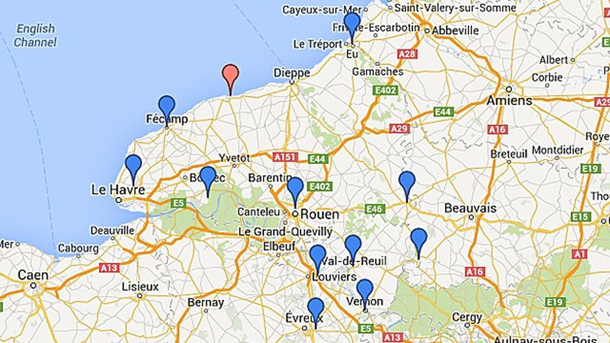 villes de normandie