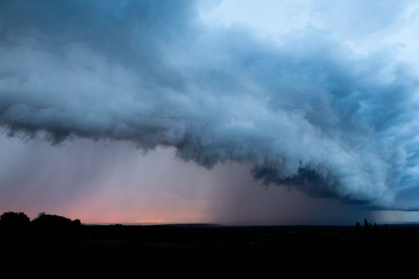 Un orage, pris en 2023 en Saône-et-Loire