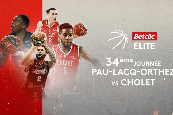 Suivez en direct la 34e journée de Betclic Elite entre Pau et Cholet