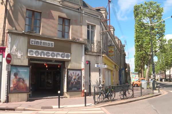 Le cinéma le Concorde, Bd de l'Egalité à Nantes.