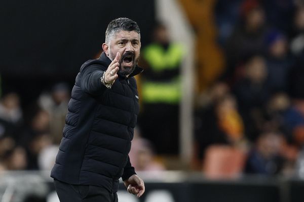 Gennaro Gattuso à Valence  le 23 janvier 2023