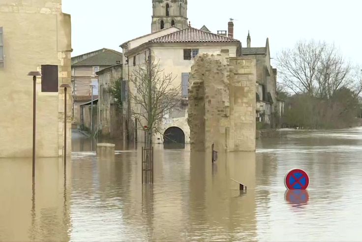 Langon L Inquietude Des Habitants Face A La Montee Des Eaux