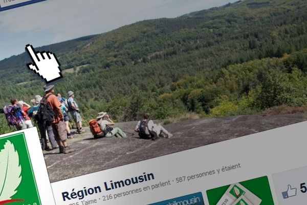 Illustration faite depuis une capture d'écran de la page Facebook de la Région Limousin