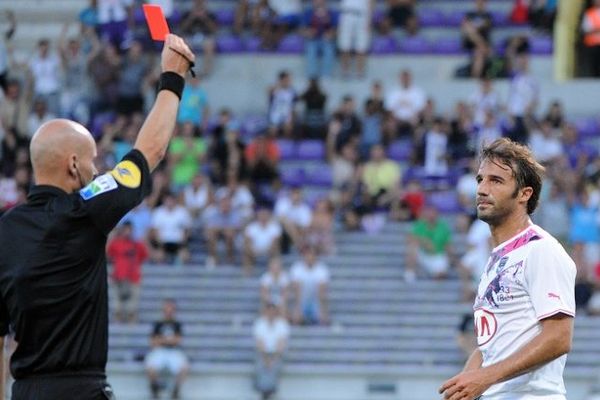 Marc Planus a écopé d'un carton rouge à la 28' minute de jeu contre Toulouse le 17 août dernier.