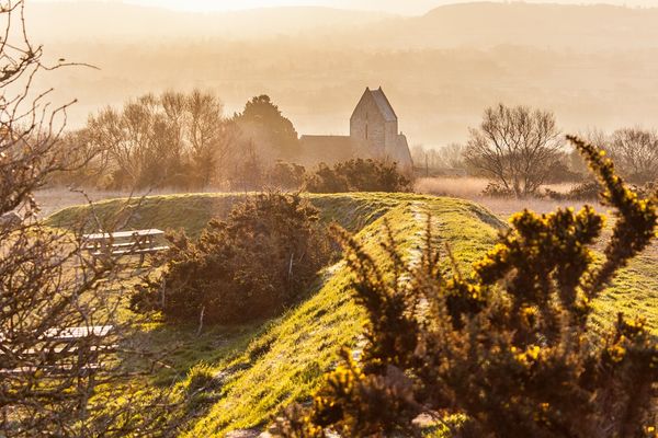 Brumes matinales dans le Cotentin.