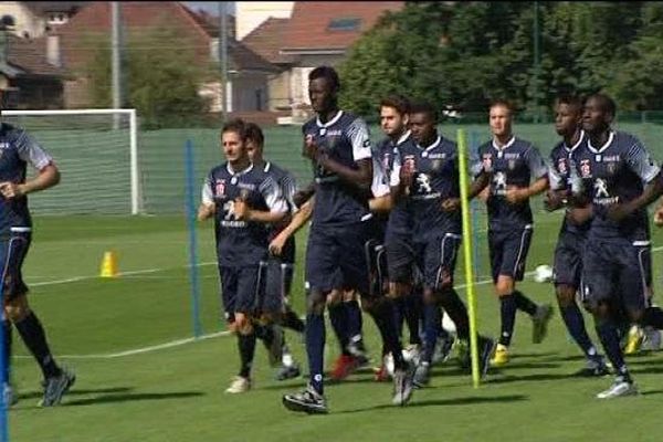 L'équipe du FSCM en stage de préparation à Vittel.