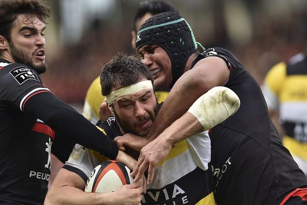 Alexis Palisson, lors du match contre La Rochelle. 