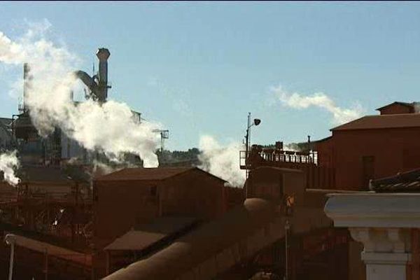 L'usine d'alumines Altéo à Gardanne dans les Bouches-du-Rhône