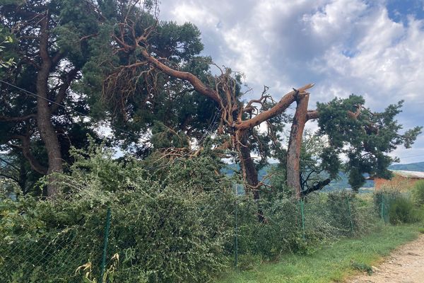 Intempéries : des dégâts dans le nord Ardèche jeudi soir ... les constats ce vendredi matin - 12/7/24