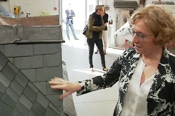 Muriel Pénicaud, la ministre du Travail,  était aujourd'hui à Poitiers pour promouvoir l'apprentissage.