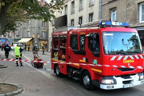 Une fuite de gaz est survenue dans le centre-ville de Dieppe.