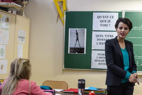 La ministre doit visiter deux écoles en REP ce vendredi.