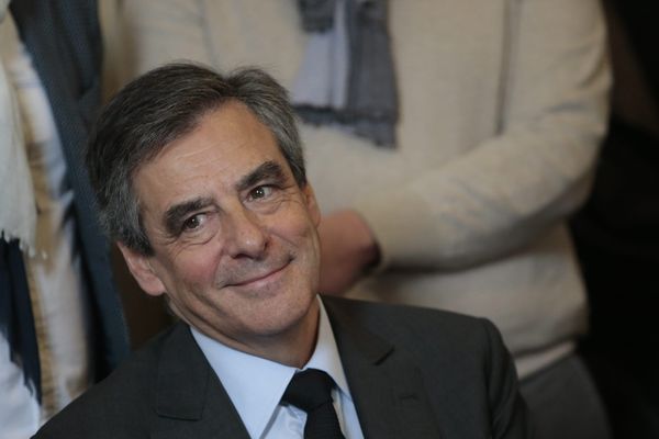 François Fillon jouit d'un soutien particulier en Pays de la Loire, région qu'il a autrefois administrée (ici le 17 février à Tourcoing).