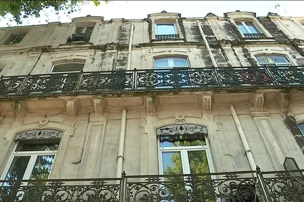 L'immeuble menacé d'effondrement est situé au 6, boulevard Pasteur, à Montpellier