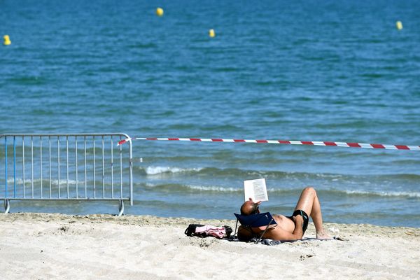 Baignade interdite à Ajaccio sur la plage en face de Résidence des îles (Archives)