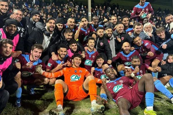 Les joueurs du FC Bourgoin-Jallieu ont battu Martigues (4-1), samedi 21 décembre, lors des 32es de finale de Coupe de France.