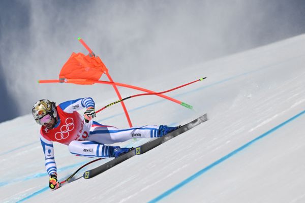 Le skieur niçois Matthieu Bailet aux JO de Pékin.