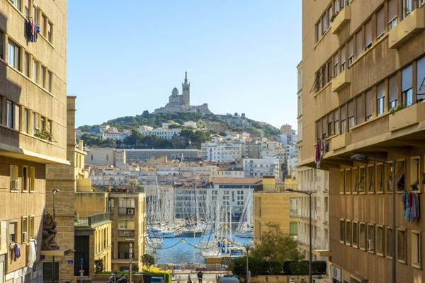 La basilique Notre-dame de la Garde à Marseille sera le point de départ du parcours de la flamme olympique le 9 mai 2024.