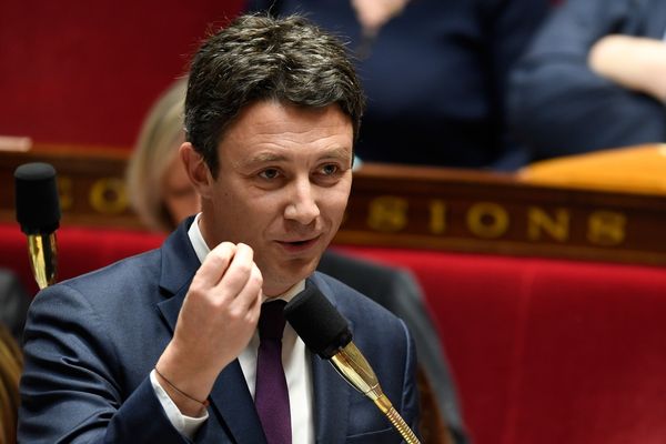 Benjamin Griveaux, porte-parole du gouvernement, lors de la dernière séance de questions à l'Assemblée Nationale. 