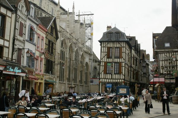 Le centre ville de Troyes