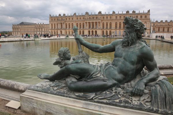 Le château de Versailles.