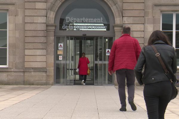 Le conseil départemental de la Haute-Vienne. Limoges, le mercredi 22 mars 2023.