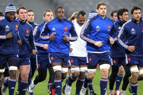 L'équipe de France à l'entraînement à Lille